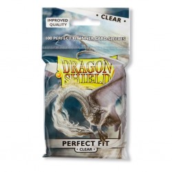 Pochettes Dragon Shield Perfect Fit Clear / Transparente Avant et Arrière (x100)