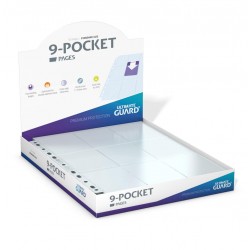 Ultimate Guard - Pages - 9-Pocket (11 trous) 100 Feuilles de Classeur