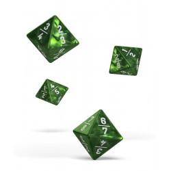Oakie Doakie Dice - D8 Dice 18 mm - Goyf - Marble - Green (4)