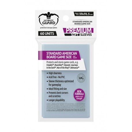 Ultimate Guard - Mini European Board Game Sleeves (50)