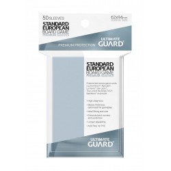 Ultimate Guard - 50 Protège-Cartes Soft Sleeves - Jeux de Plateau Européens - Format Standard