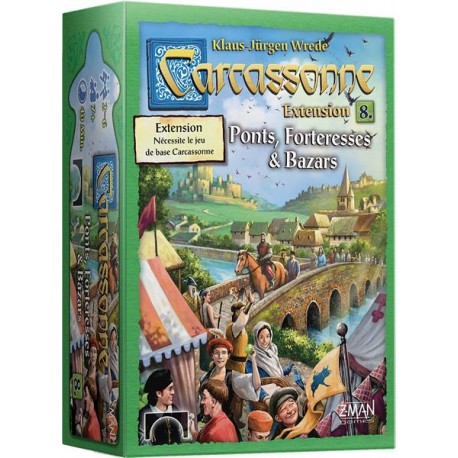 Carcassonne 8 : Ponts, Forteresses & Bazars (FR)