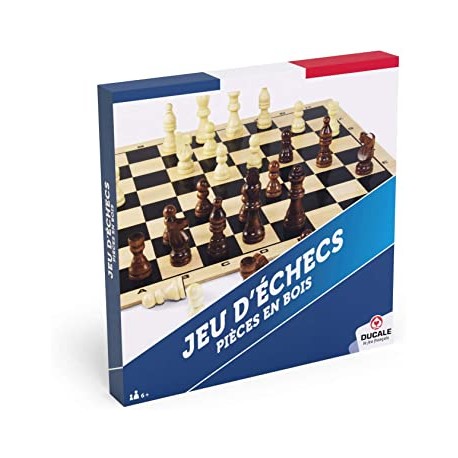 Jeu d'échecs Ducale plateau en bois 29x29cm (FR)