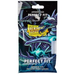Dragon Shield - 100 Protège-cartes Small - Perfect Fit (taille japonaise) Clear