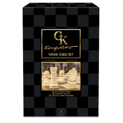 Kasparov - Wood Chess Set - Foldable 36 cm