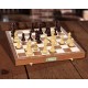 Kasparov - Jeu d'échecs en bois - Championship Chess Set - Pliable 39 cm