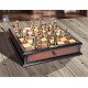 Kasparov - Jeu d'échecs - Grandmaster Silver and Bronze Chess Set - 47 cm