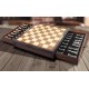 Kasparov - Jeu d'échecs - Grandmaster Silver and Bronze Chess Set - 47 cm