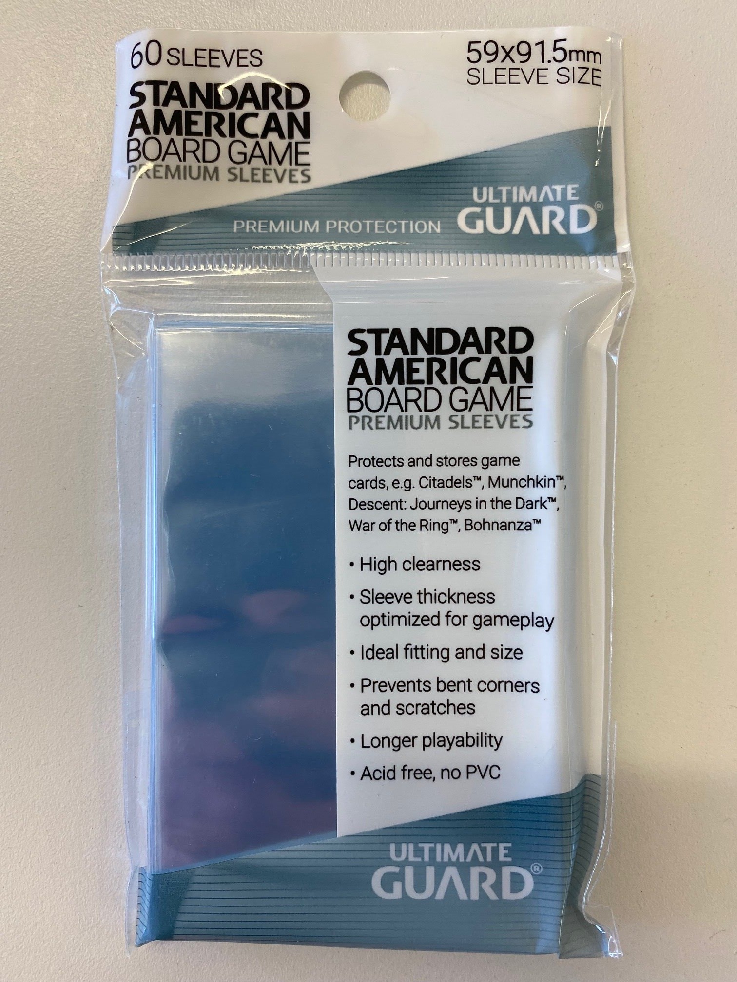 Ultimate Guard Mini American Game Sleeves 50--Sleeve 