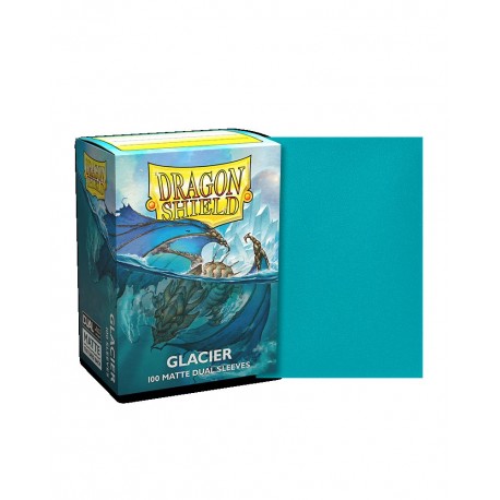 Dragon Shield - 100 Protège-cartes Standard - Dual Matte Sleeves - Glacier Miniom