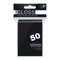 Ultra Pro - Standard Sleeves - Deck Protector Sleeves Gloss UP50 - Black