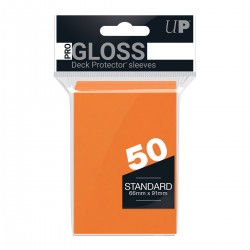 Ultra Pro - Standard Sleeves - Deck Protector Sleeves Gloss UP50 - Orange