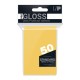 Ultra Pro - Protège-cartes Standard - Deck Protector Sleeves Gloss UP50 - Yellow