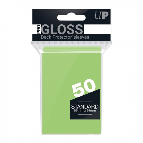 Ultra Pro - Protège-cartes Standard - Deck Protector Sleeves Gloss UP50 - Lime Green