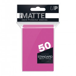 Ultra Pro - Protège-cartes Standard - Deck Protector Sleeves Pro-Matte 50 - Bright Pink