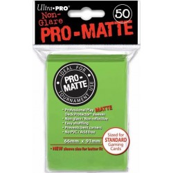 Ultra Pro - Standard Sleeves - Deck Protector Sleeves Pro-Matte 50 - Lime Green