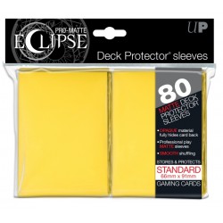 Ultra Pro - 80 Standard Sleeves - Eclipse Matte 80 - Yellow