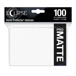 Ultra Pro - 100 Protège-cartes Standard - Eclipse Matte 100 - Arctic White