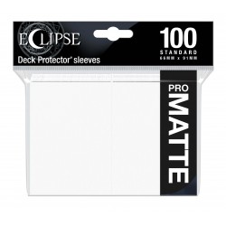Ultra Pro - 100 Protège-cartes Standard - Eclipse Matte 100 - Artic White
