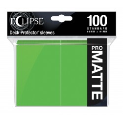 Ultra Pro - 100 Protège-cartes Standard - Eclipse Matte 100 - Lime Green