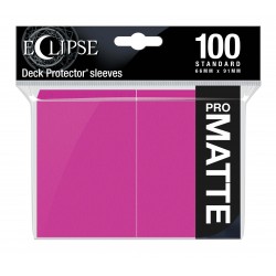 Ultra Pro - 100 Protège-cartes Standard - Eclipse Matte 100 - Hot Pink