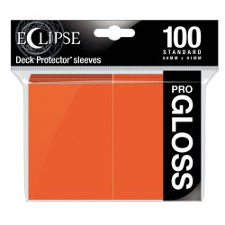 Ultra Pro - 100 Protège-cartes Standard - Eclipse Gloss 100 - Pumpkin Orange