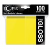 Ultra Pro - 100 Protège-cartes Standard - Eclipse Gloss 100 - Lemon Yellow