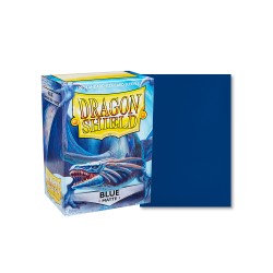 Dragon Shield - 100 Standard Sleeves - Matte 100 - Blue