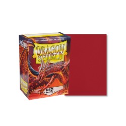 Dragon Shield - 100 Protège-cartes Standard - Matte 100 - Red