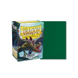 Dragon Shield - 100 Standard Sleeves - Matte 100 - Green