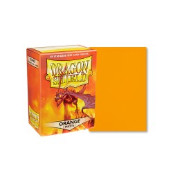 Dragon Shield - 100 Standard Sleeves - Matte 100 - Orange