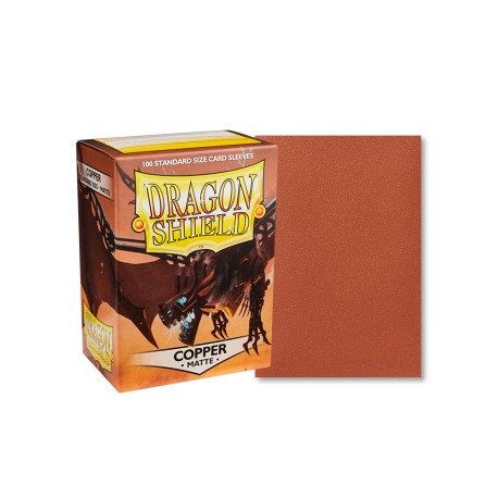 Dragon Shield - 100 Protège-cartes Standard - Matte 100 - Copper
