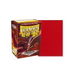 Dragon Shield - 100 Standard Sleeves - Matte 100 - Crimson
