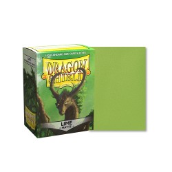 Dragon Shield - 100 Standard Sleeves - Matte 100 - Lime