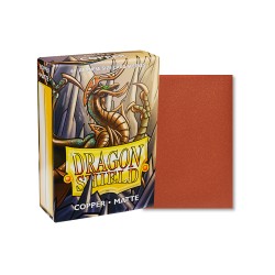 Dragon Shield - 60 Small Sleeves - Matte 60 Small - Copper