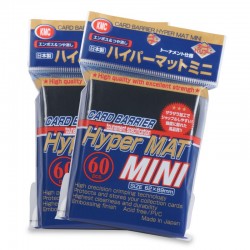 KMC Small Sleeves : Mini Hyper Mat (x60) Black