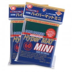 KMC Small Sleeves : Mini Hyper Mat (x60) Black
