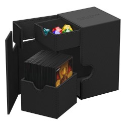 Ultimate Guard - Deck Case - Flip'n'Tray 100+ Monocolor - Black