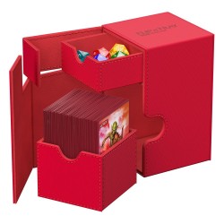 Ultimate Guard - Deck Case - Flip'n'Tray 100+ Monocolor - Red