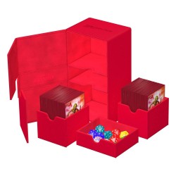 Ultimate Guard - Deck Case - Twin Flip'n'Tray 200+ Monocolor - Red