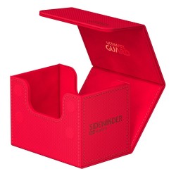 Ultimate Guard - Deck Case - SideWinder 80+ Monocolor - Red