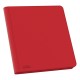 Ultimate Guard - XenoSkin Binder - QuadRow Zipfolio 12-Pocket - Red
