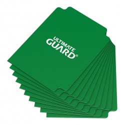 Ultimate Guard - 10 Intercalaires pour cartes - Card Dividers - Green