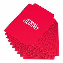 Ultimate Guard - 10 Intercalaires pour cartes - Card Dividers - Red