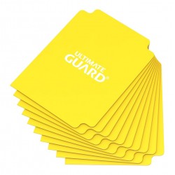Ultimate Guard - 10 Intercalaires pour cartes - Card Dividers - Yellow