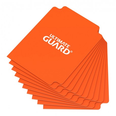 Ultimate Guard - 10 Intercalaires pour cartes - Card Dividers - Orange
