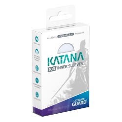 Ultimate Guard - 100 Standard Sleeves - Katana Inner Sleeves - Clear