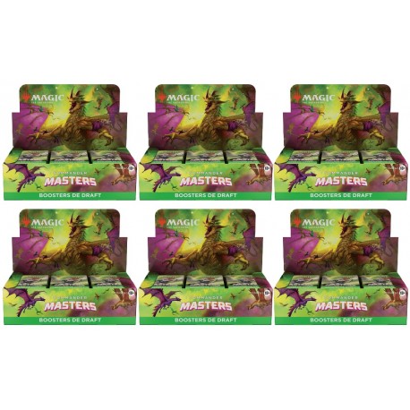Commander Masters - 6 Boîtes de Boosters de Draft (FR)