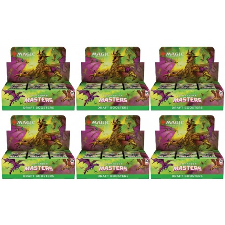 Commander Masters - 6 Draft Boosters Boxes (EN)