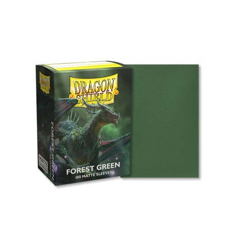 Dragon Shield - 100 Protège-cartes Standard - Matte 100 - Forest Green